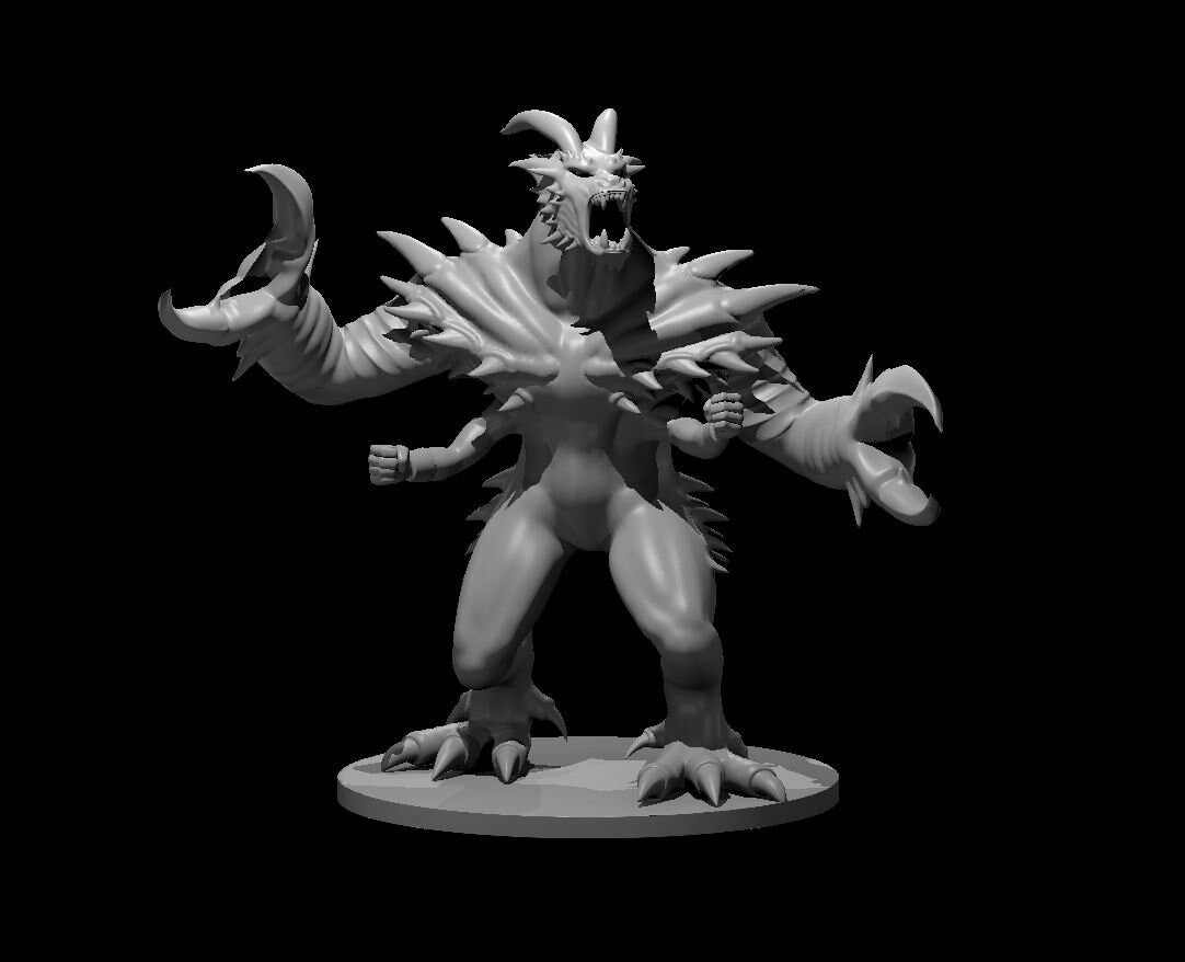 Glabrezu | MZ4250 | Miniatures | 28mm Scale | Resin Printed Tabletop RPG Figures | DND | 5E