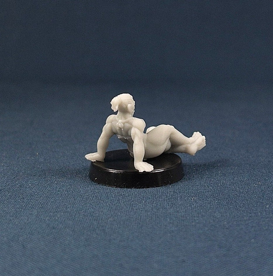 Melon Crushing Orc | Bae Victis | Vae Victis Miniatures | 32mm Scale | Monster | Resin Printed Tabletop RPG Figures | DND | 5E