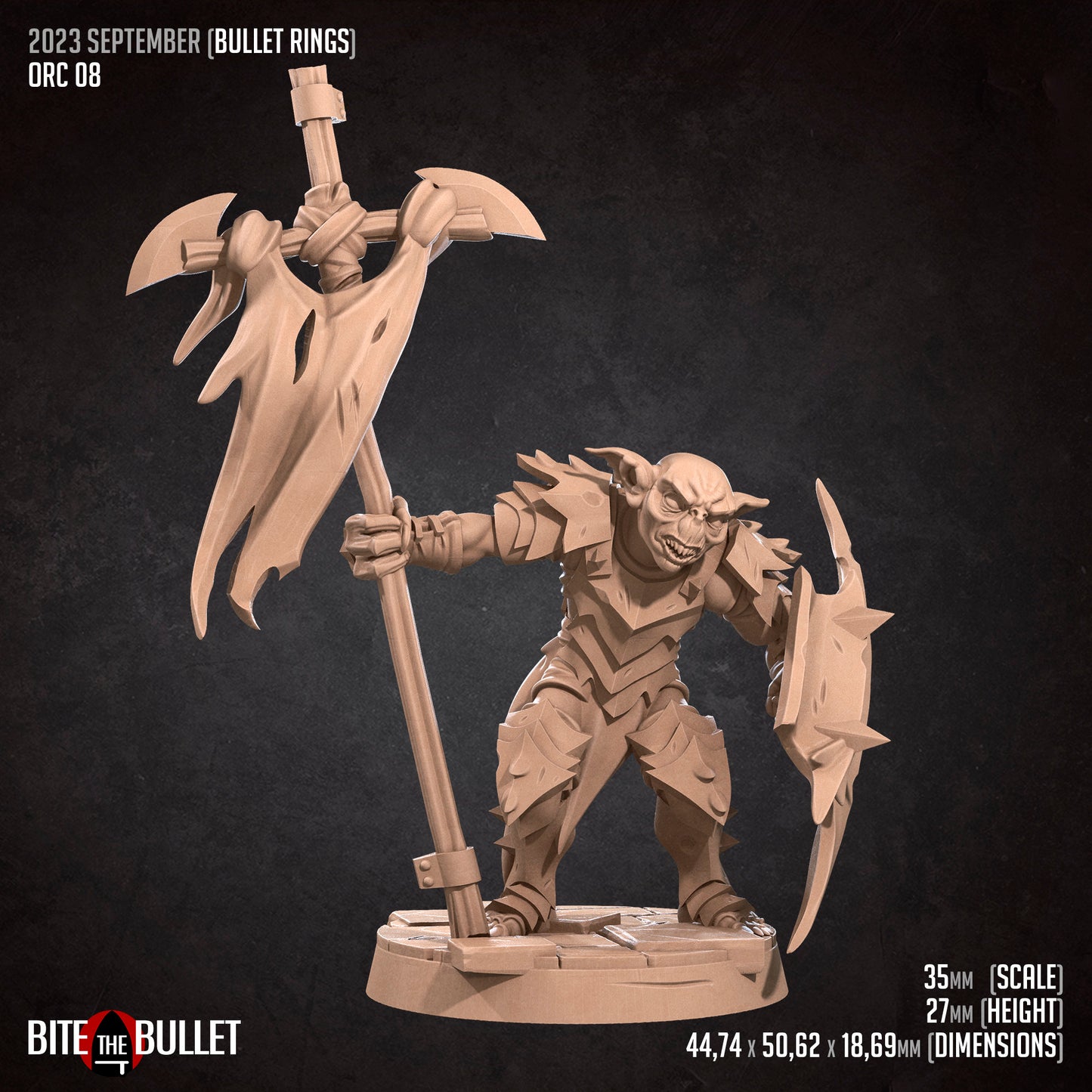 Orcs of Moria | Bite The Bullet | 35mm Scale | Resin Printed Tabletop RPG Miniature Figures | DND | 5E