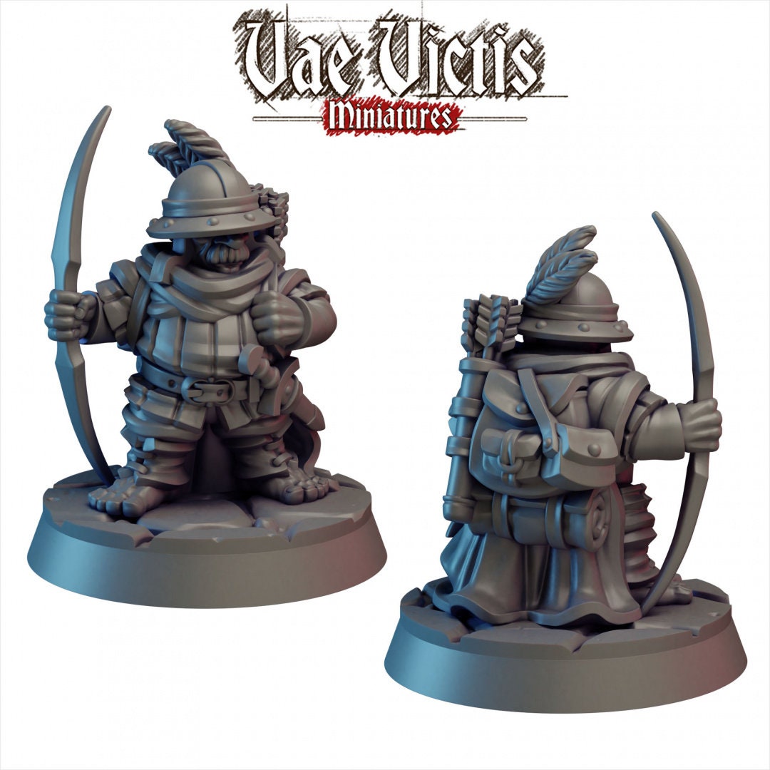 Halfling Scout | Vae Victis Miniatures | 32mm Scale | Resin Printed Tabletop RPG Figures | DND | 5E