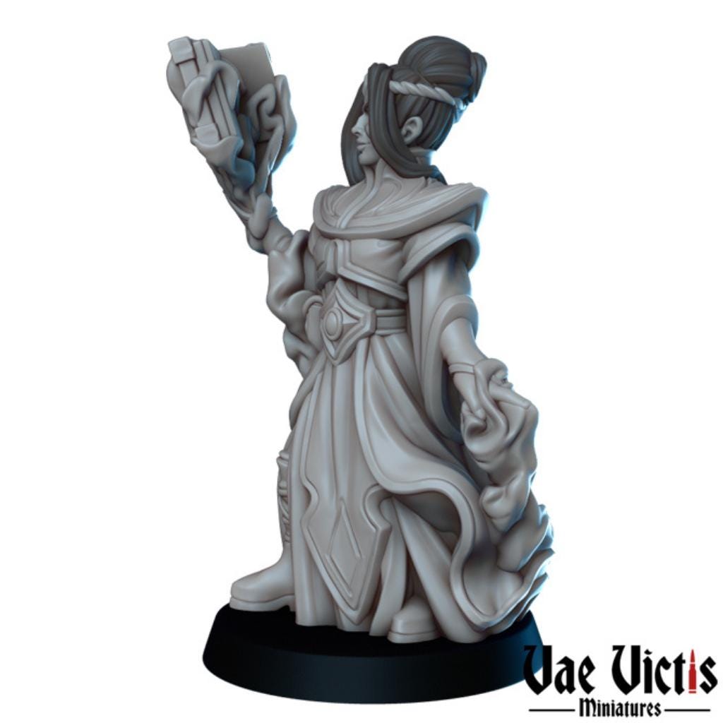 Wizards | Vae Victis Miniatures | 32mm Scale Resin Printed Tabletop RPG Figures for Tabletop Roleplaying or Wargaming