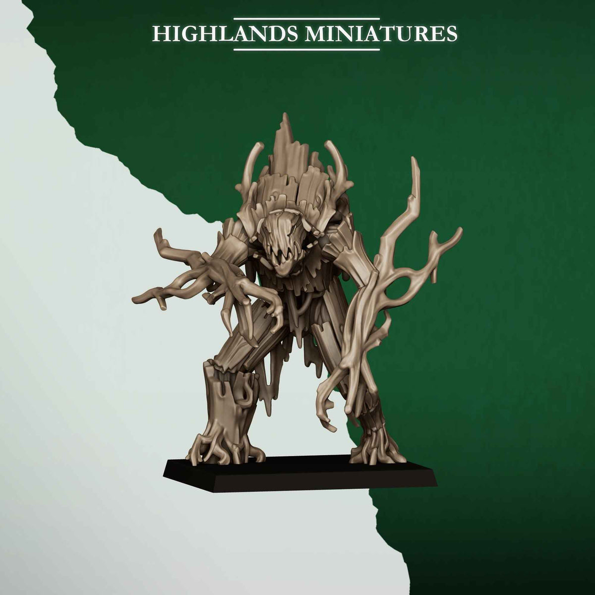 Forest Golems | Feral Elves | Highlands Miniatures | 32mm Scale Resin Tabletop RPG Figures for Roleplaying and Wargaming