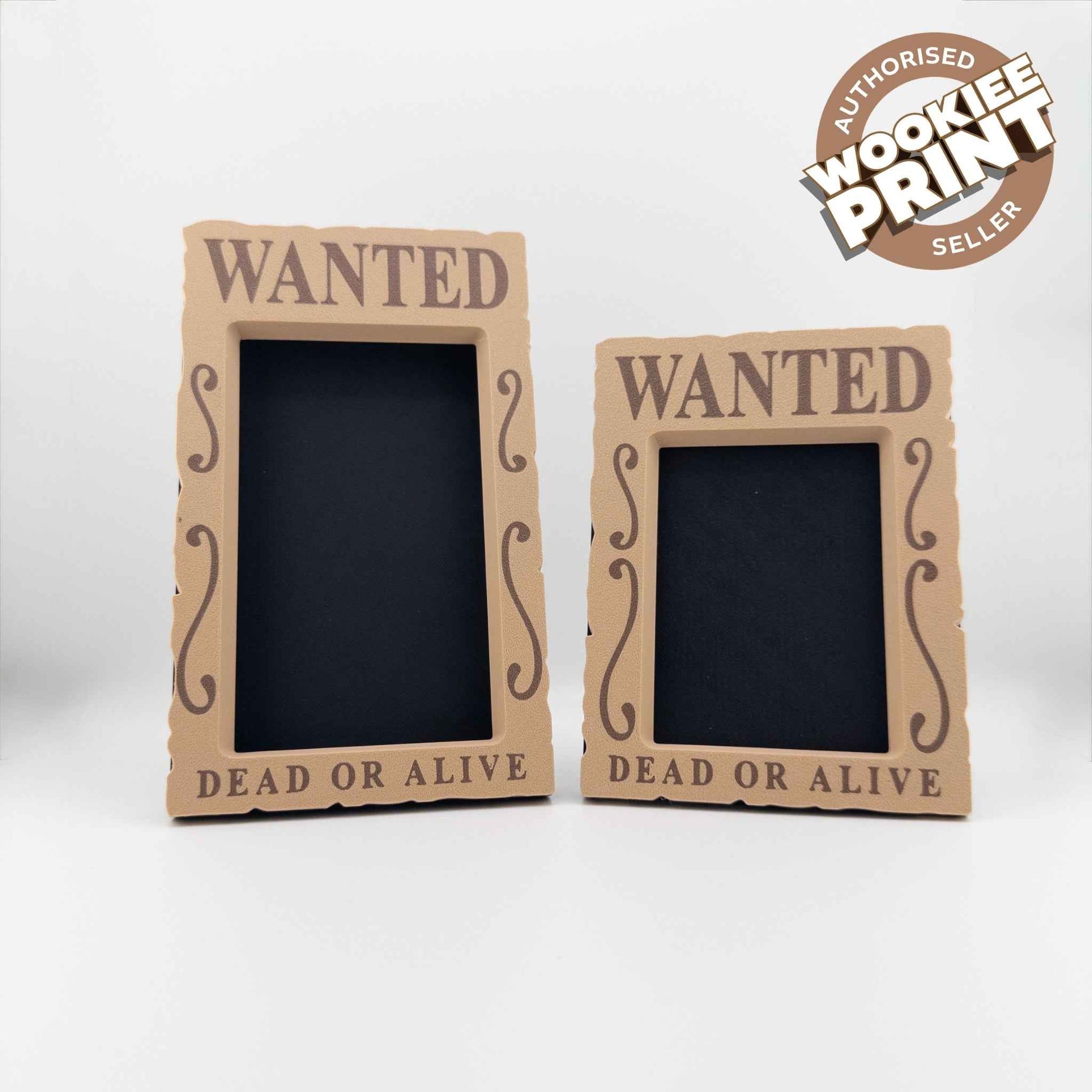 Wanted Poster Card Display
