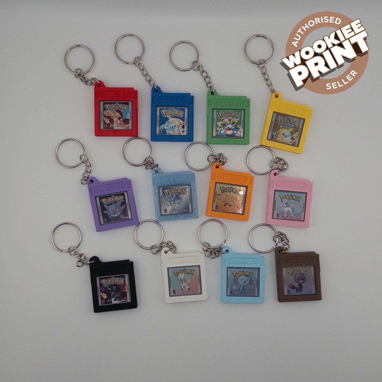Custom GameBoy Cartridge Keychain