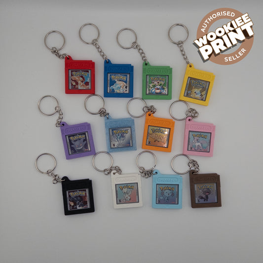 Custom GameBoy Cartridge Keychain