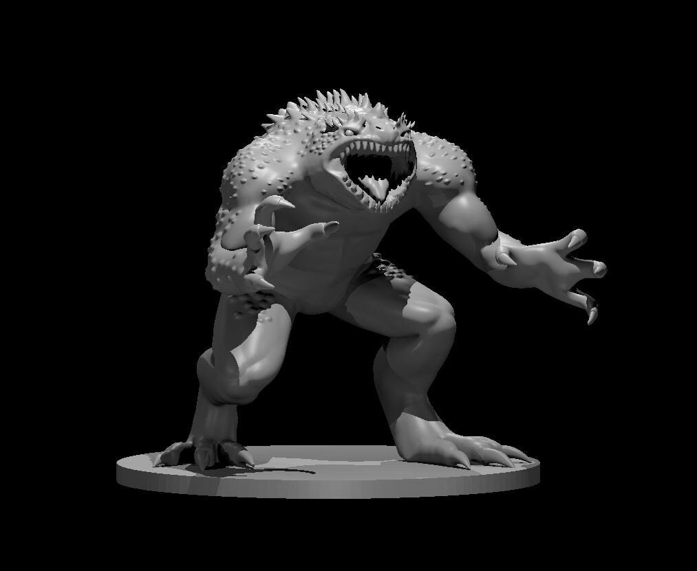 Hezrou | MZ4250 | Miniatures | 28mm Scale | Resin Printed Tabletop RPG Figures | DND | 5E