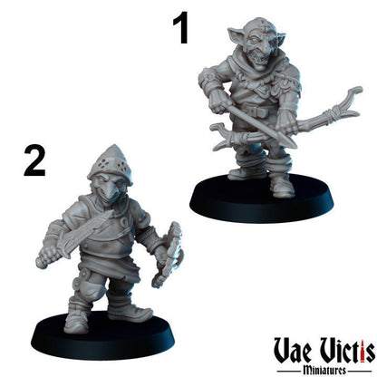 Goblin Soldier Set | Vae Victis Miniatures | 32mm Scale | Resin Printed Tabletop RPG Figures | DND | 5E