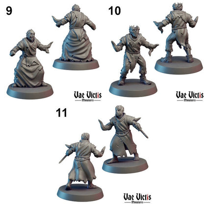 Cultist Set | Vae Victis Miniatures | 32mm Scale | Resin Printed Tabletop RPG Figures | DND | 5E