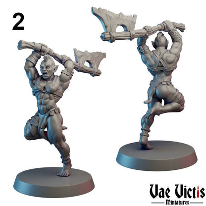 Orc Soldier Set | Vae Victis Miniatures | 32mm Scale | Resin Printed Tabletop RPG Figures | DND | 5E