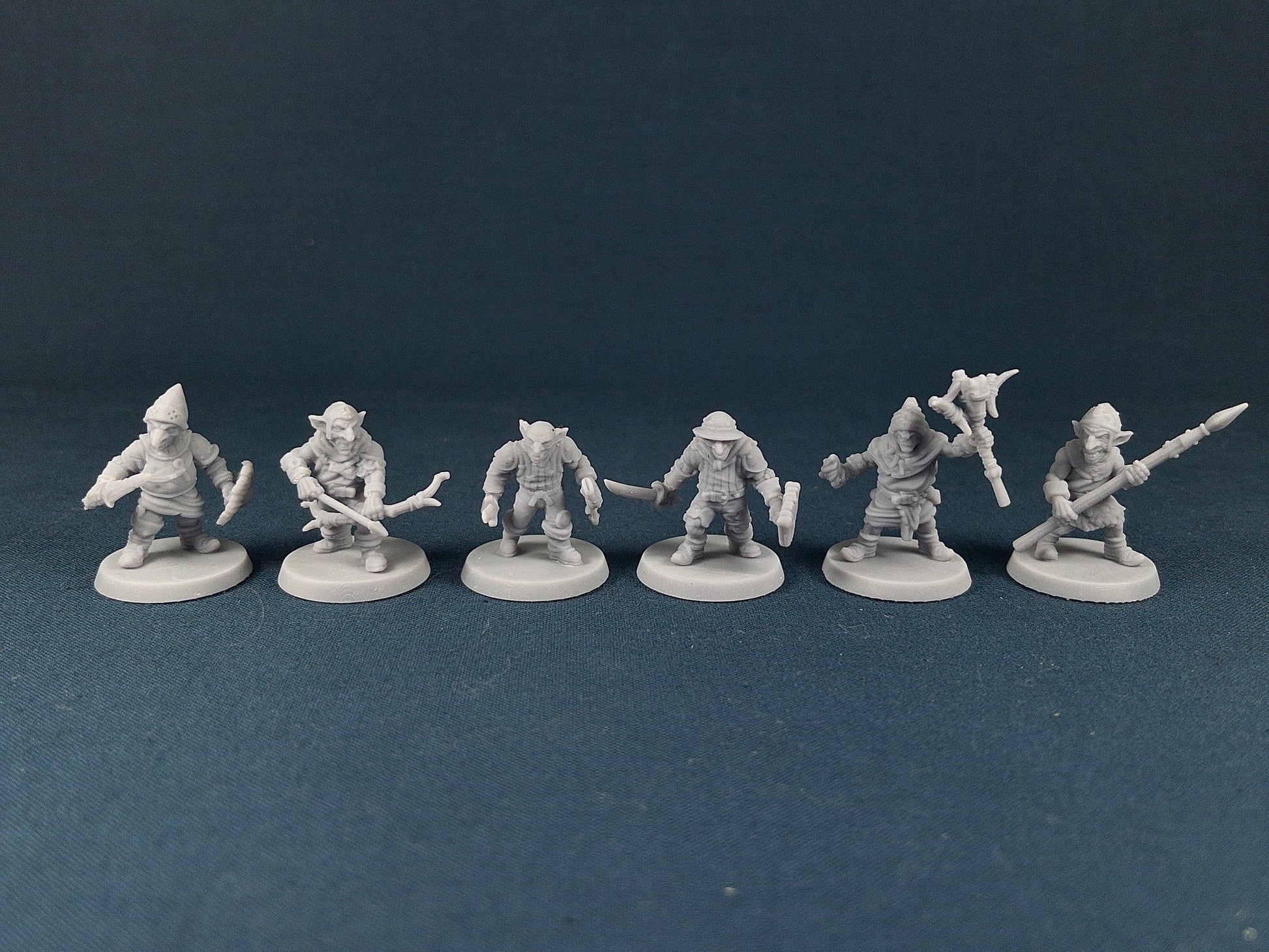 Goblin Soldier Set | Vae Victis Miniatures | 32mm Scale | Resin Printed Tabletop RPG Figures | DND | 5E