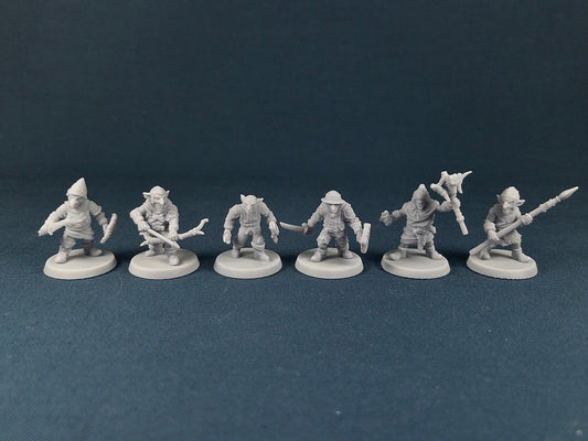 Goblin Soldier Set | Vae Victis Miniatures | 32mm Scale | Resin Printed Tabletop RPG Figures | DND | 5E