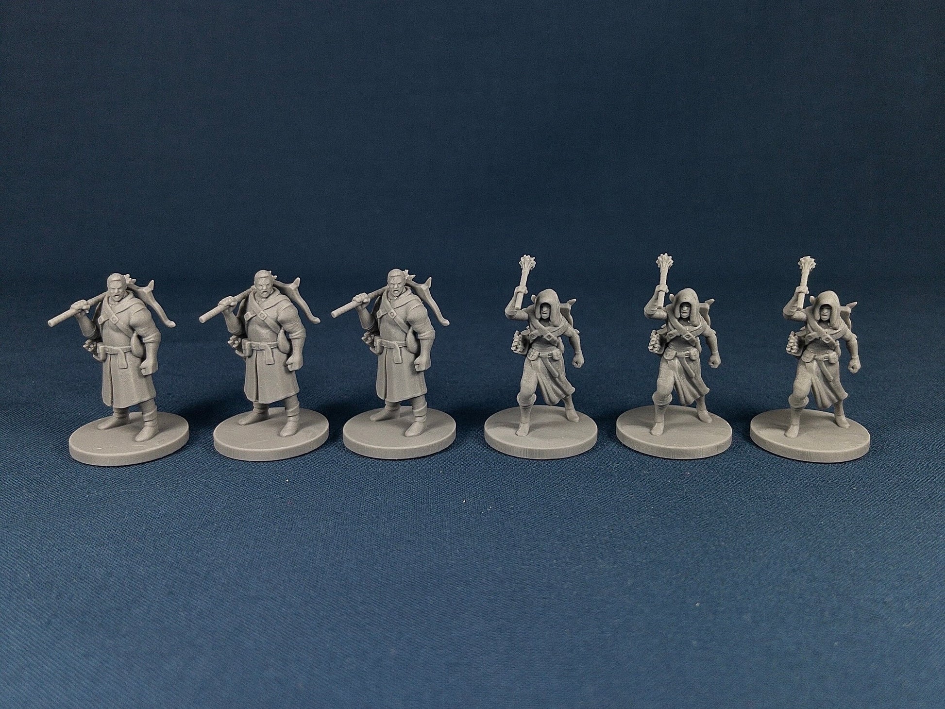Thug Set (6 Minis) | MZ4250 | Miniatures | 28mm Scale | Resin Printed Tabletop RPG Figures | DND | 5E