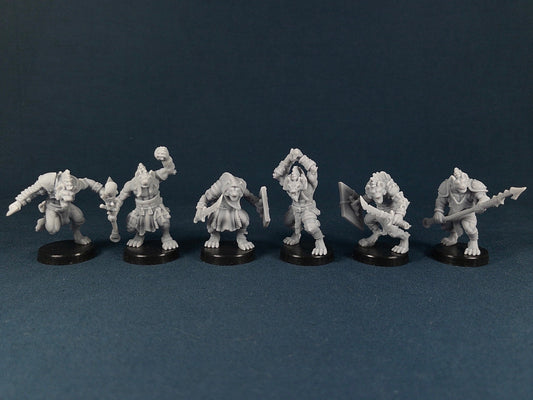 Gnoll Set | Vae Victis Miniatures | 32mm Scale | Resin Printed Tabletop RPG Figures | DND | 5E