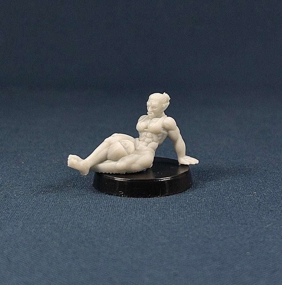 Melon Crushing Orc | Bae Victis | Vae Victis Miniatures | 32mm Scale | Monster | Resin Printed Tabletop RPG Figures | DND | 5E