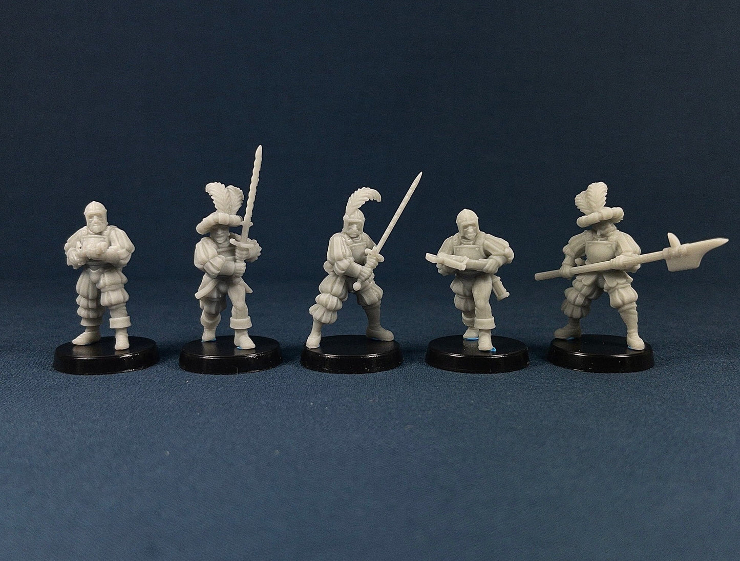 Elite Mercenaries Set | Vae Victis Miniatures | 32mm Scale | Resin Printed Tabletop RPG Figures | DND | 5E