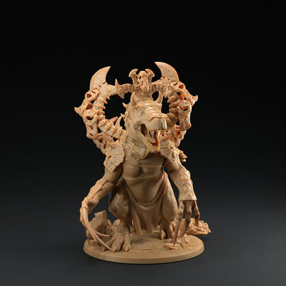 God of Death | Dragon Trappers Lodge | One Page Rules | 32mm | Resin Printed Tabletop RPG Figures | DND | 5E | Dinosaur