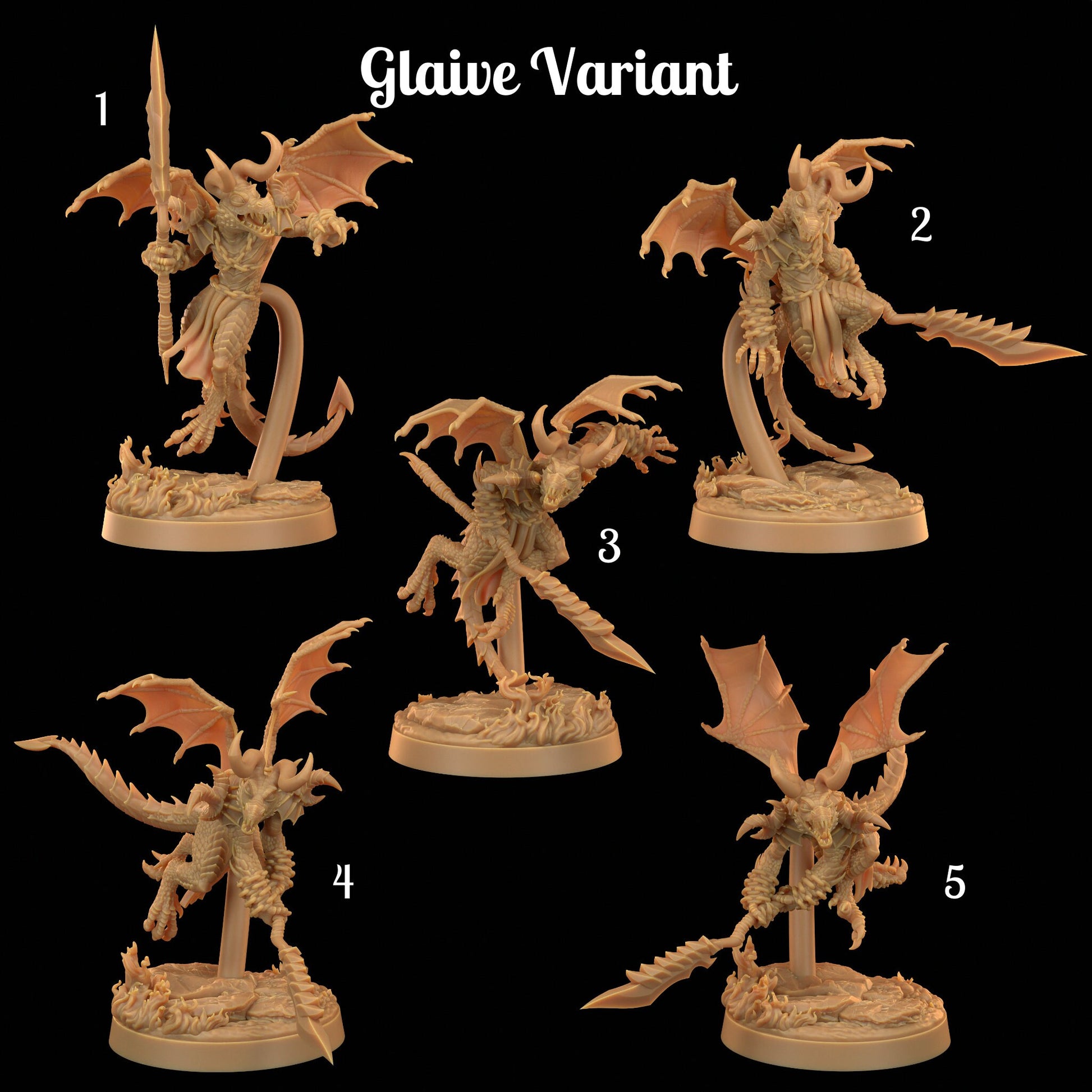 Fiendish Kobolds | Dragon Trappers Lodge | Fiends of Incandriox | 32mm | Resin Printed Tabletop RPG Figures | DND | 5E |
