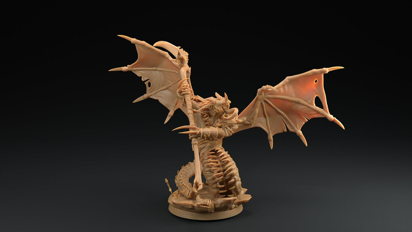 Abyssal Fiendblood Blasphemers | Dragon Trappers Lodge | Fiends of Incandriox | 32mm | Resin Printed Tabletop RPG Figures | DND | 5E