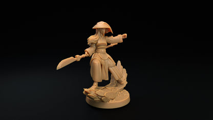 Spiritfolk Monk | Dragon Trappers Lodge | One Page Rules | 32mm | Resin Printed Tabletop RPG Figures | DND | 5E |