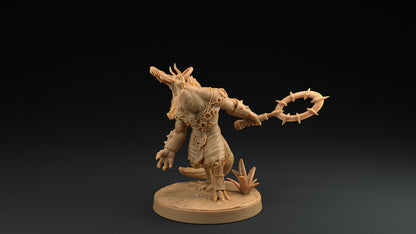 Spino Saurians | Dragon Trappers Lodge | One Page Rules | 32mm | Resin Printed Tabletop RPG Figures | DND | 5E | Dinosaur