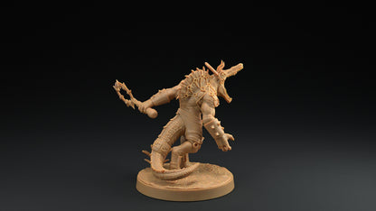 Spino Saurians | Dragon Trappers Lodge | One Page Rules | 32mm | Resin Printed Tabletop RPG Figures | DND | 5E | Dinosaur