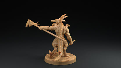 Spino Saurians | Dragon Trappers Lodge | One Page Rules | 32mm | Resin Printed Tabletop RPG Figures | DND | 5E | Dinosaur