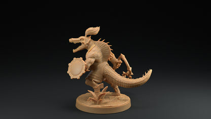 Spino Saurians | Dragon Trappers Lodge | One Page Rules | 32mm | Resin Printed Tabletop RPG Figures | DND | 5E | Dinosaur