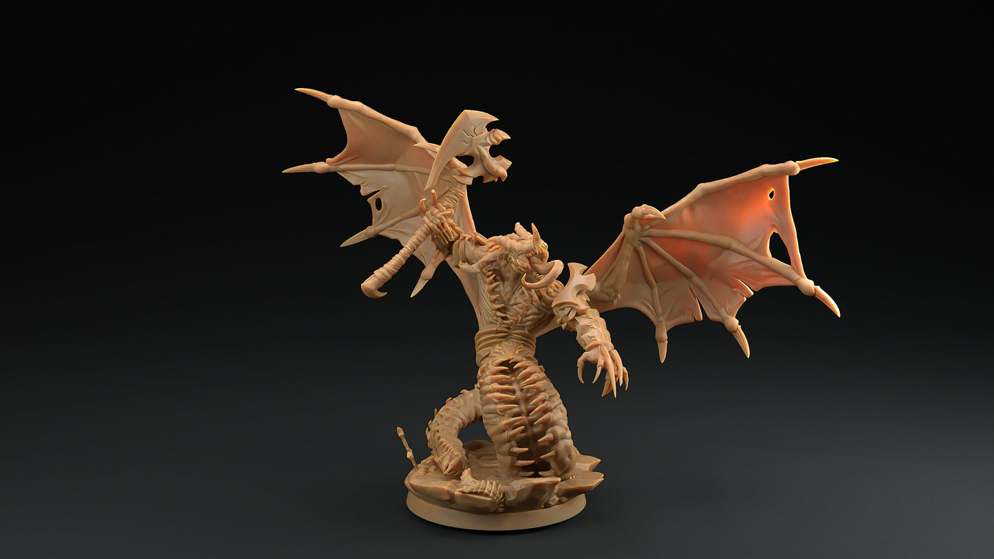 Abyssal Fiendblood Blasphemers | Dragon Trappers Lodge | Fiends of Incandriox | 32mm | Resin Printed Tabletop RPG Figures | DND | 5E