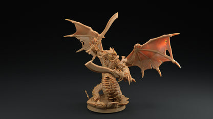 Abyssal Fiendblood Blasphemers | Dragon Trappers Lodge | Fiends of Incandriox | 32mm | Resin Printed Tabletop RPG Figures | DND | 5E