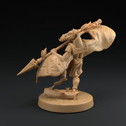 Ptero Saurians | Dragon Trappers Lodge | One Page Rules | 32mm | Resin Printed Tabletop RPG Figures | DND | 5E | Dinosaur