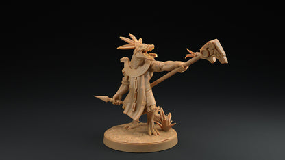 Spino Saurians | Dragon Trappers Lodge | One Page Rules | 32mm | Resin Printed Tabletop RPG Figures | DND | 5E | Dinosaur