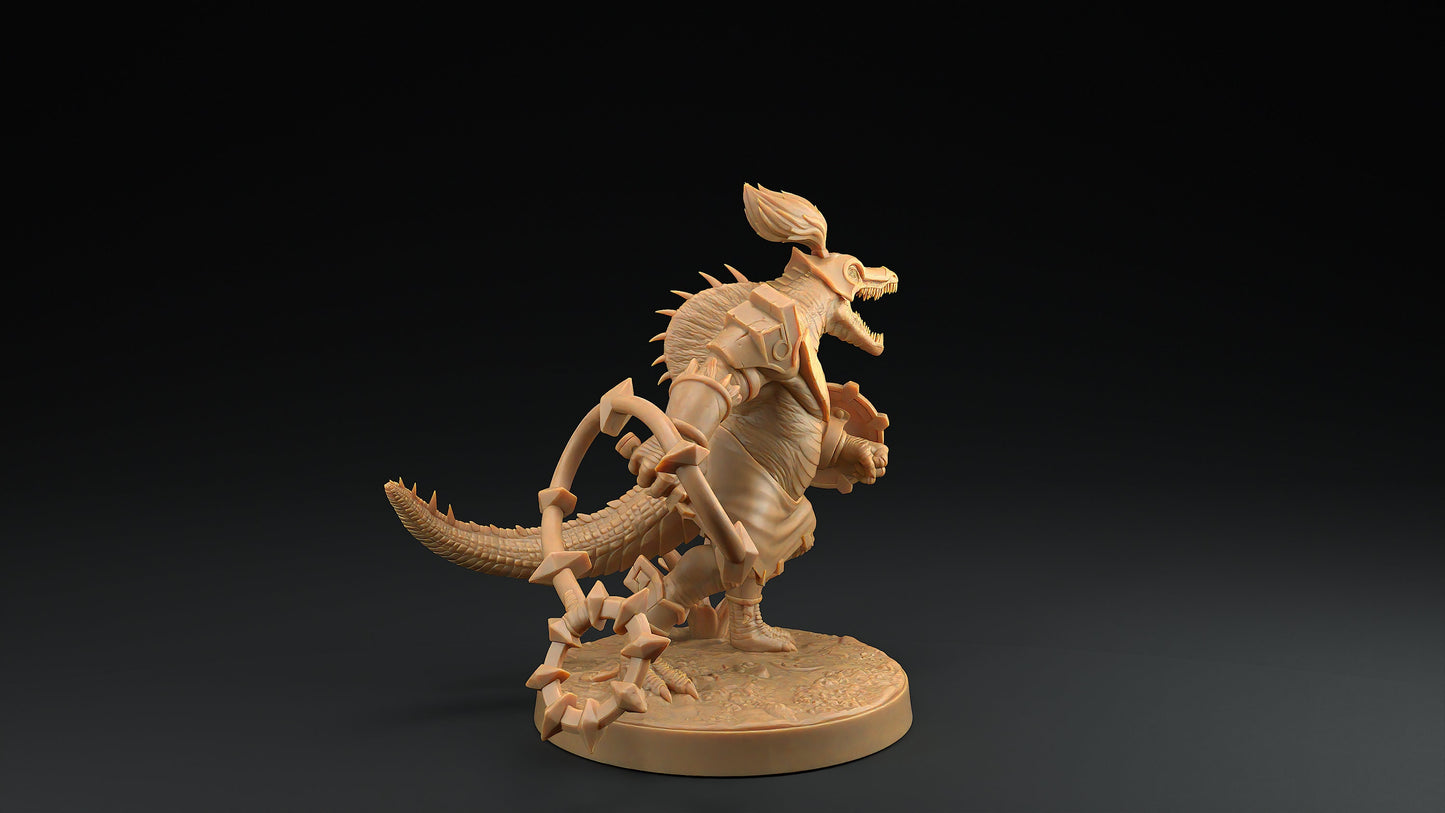 Spino Saurians | Dragon Trappers Lodge | One Page Rules | 32mm | Resin Printed Tabletop RPG Figures | DND | 5E | Dinosaur