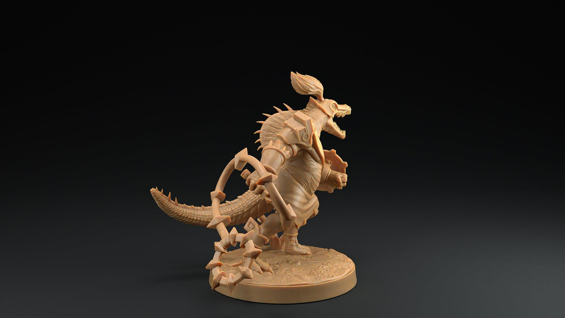 Spino Saurians | Dragon Trappers Lodge | One Page Rules | 32mm | Resin Printed Tabletop RPG Figures | DND | 5E | Dinosaur