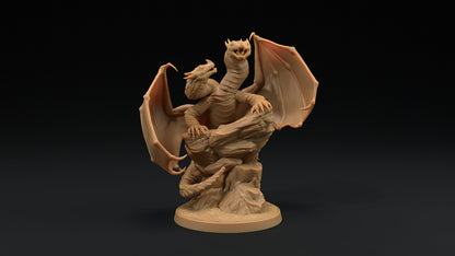Young Viperwing | Dragon Trappers Lodge | Monster | One Page Rules | 32mm | Resin Printed Tabletop RPG Figures | DND | 5E |