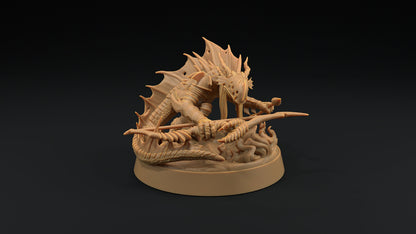 Shadow Wyrm Bow | Dragon Trappers Lodge | Demon | Devil | One Page Rules | 32mm | Resin Printed Tabletop RPG Figures | DND | 5E |