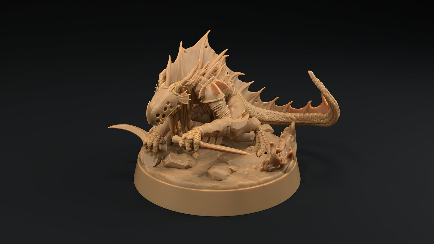 Shadow Wyrm Dagger | Dragon Trappers Lodge | Demon | Devil | One Page Rules | 32mm | Resin Printed Tabletop RPG Figures | DND | 5E |