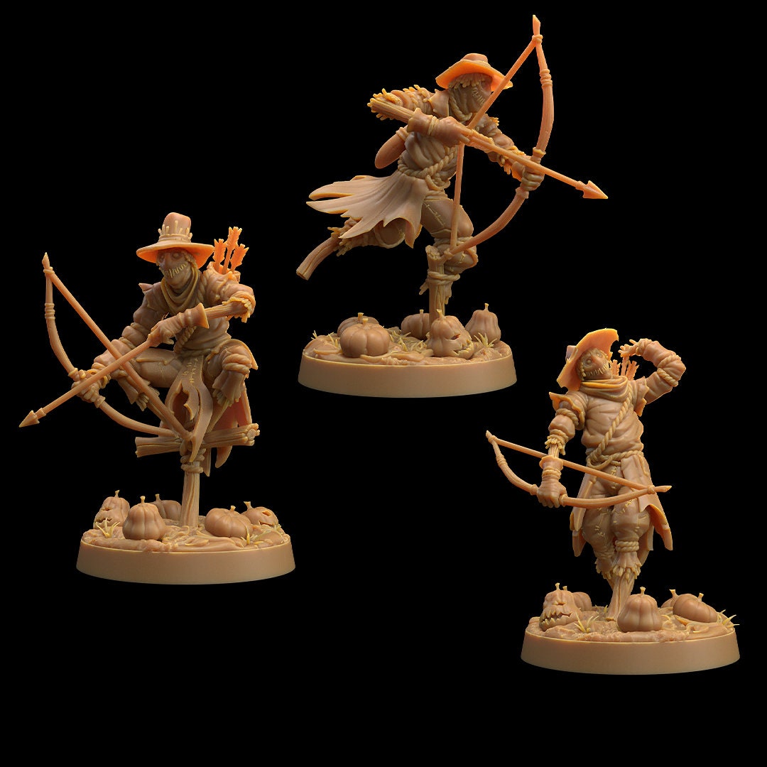 Scarecrows | Dragon Trappers Lodge | Monster | One Page Rules | 32mm | Resin Printed Tabletop RPG Figures | DND | 5E | Halloween