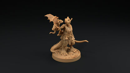 Aela Greenscale | Dragon Trappers Lodge | One Page Rules | 32mm | Resin Printed Tabletop RPG Figures | DND | 5E |