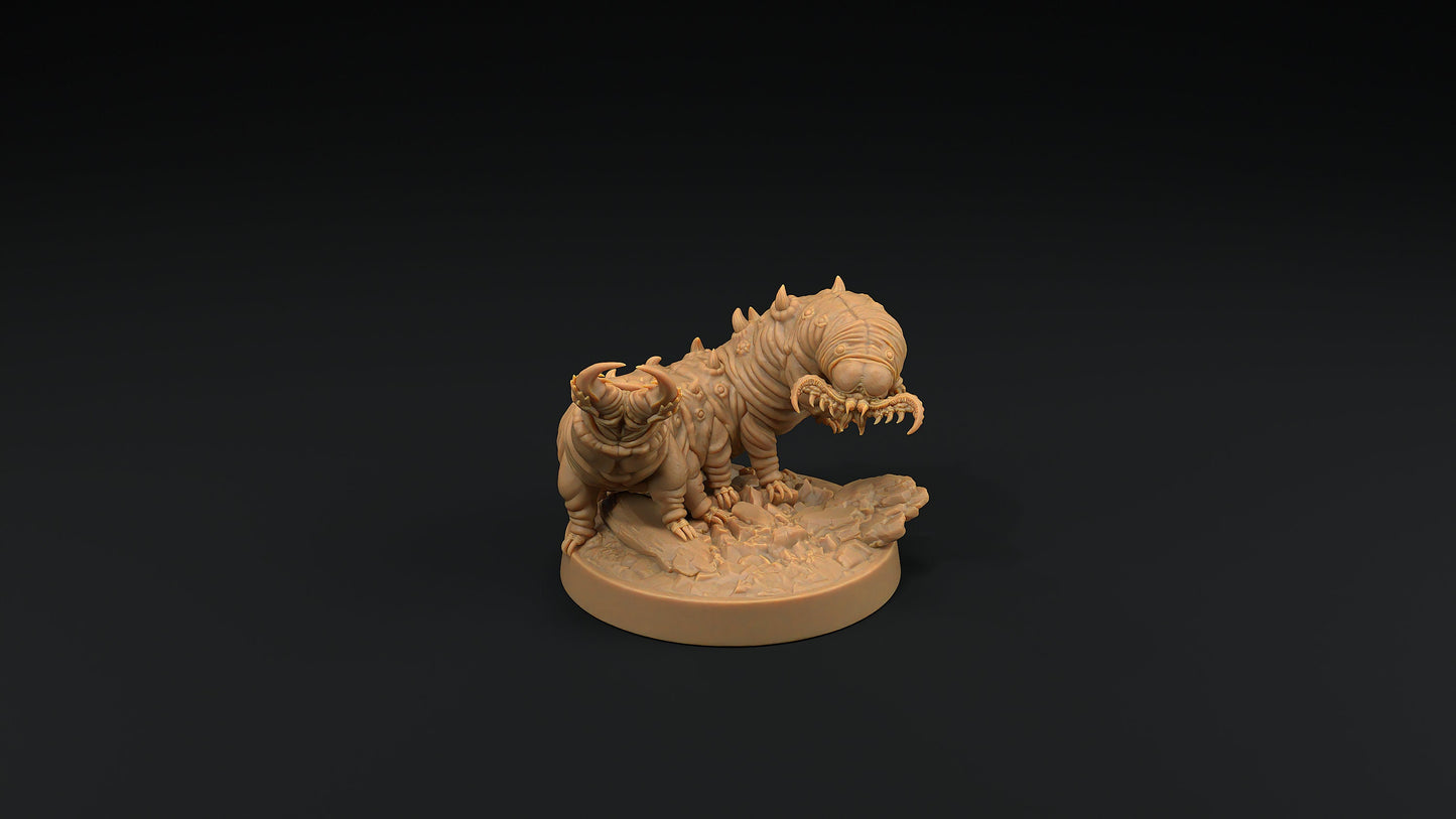 Dragon Worms | Dragon Trappers Lodge | Monster | One Page Rules | 32mm | Resin Printed Tabletop RPG Figures | DND | 5E |