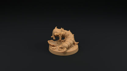 Dragon Worms | Dragon Trappers Lodge | Monster | One Page Rules | 32mm | Resin Printed Tabletop RPG Figures | DND | 5E |