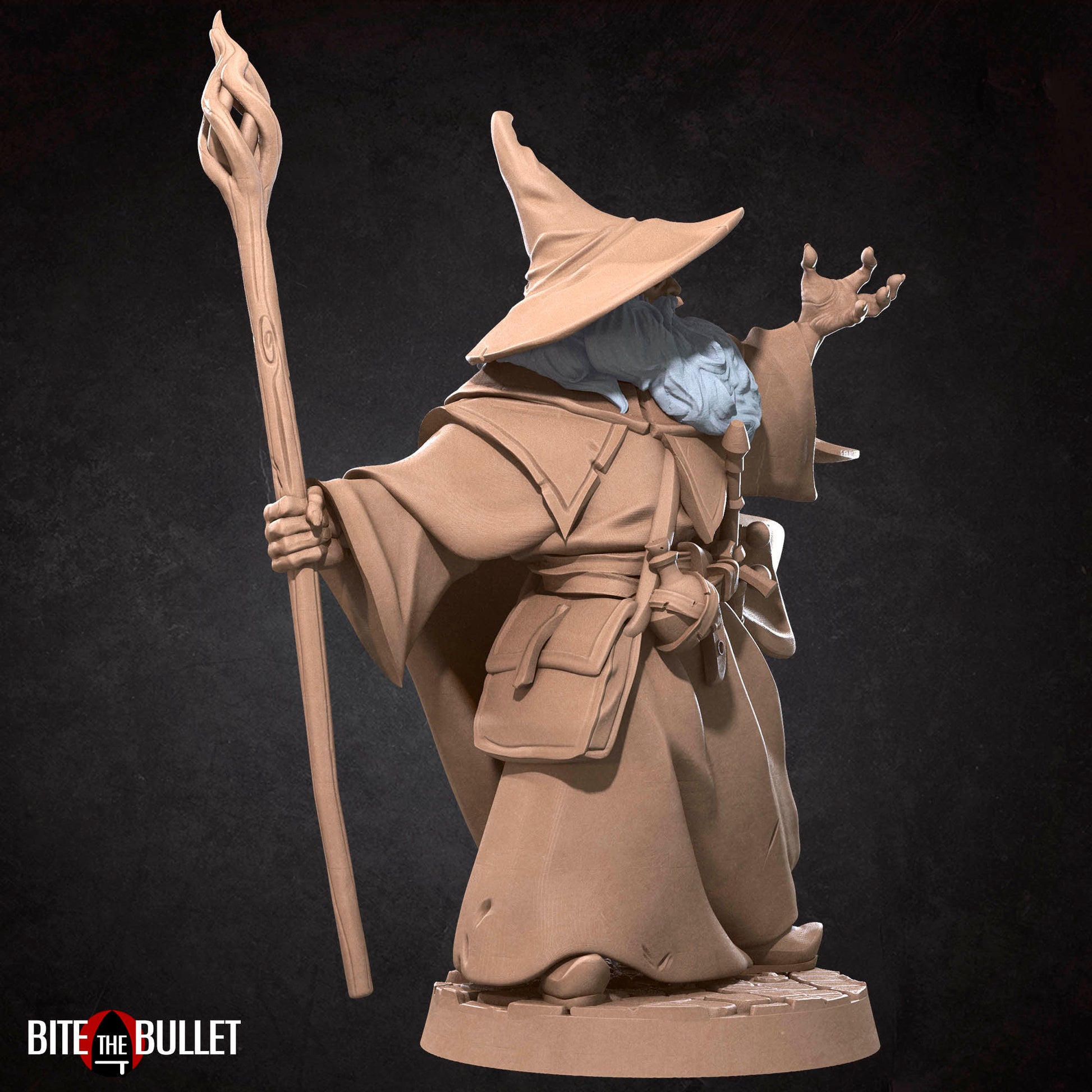 Wizard Explorer | Bite The Bullet | 35mm Scale | Resin Printed Tabletop RPG Miniature Figures | DND | 5E