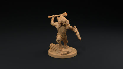 The Blazing Knight | Dragon Trappers Lodge | Monster | One Page Rules | 32mm | Resin Printed Tabletop RPG Figures | DND | 5E | Halloween