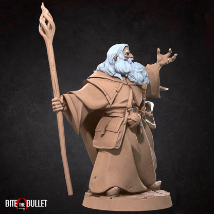 Wizard Explorer | Bite The Bullet | 35mm Scale | Resin Printed Tabletop RPG Miniature Figures | DND | 5E