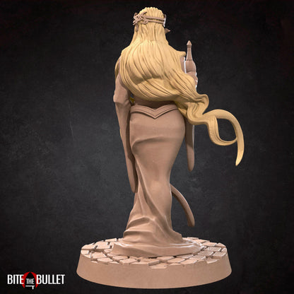 Gabriela, Lady of Light | NSFW Option | Bite The Bullet | 35mm Scale | Resin Printed Tabletop RPG Miniature Figures | DND | 5E