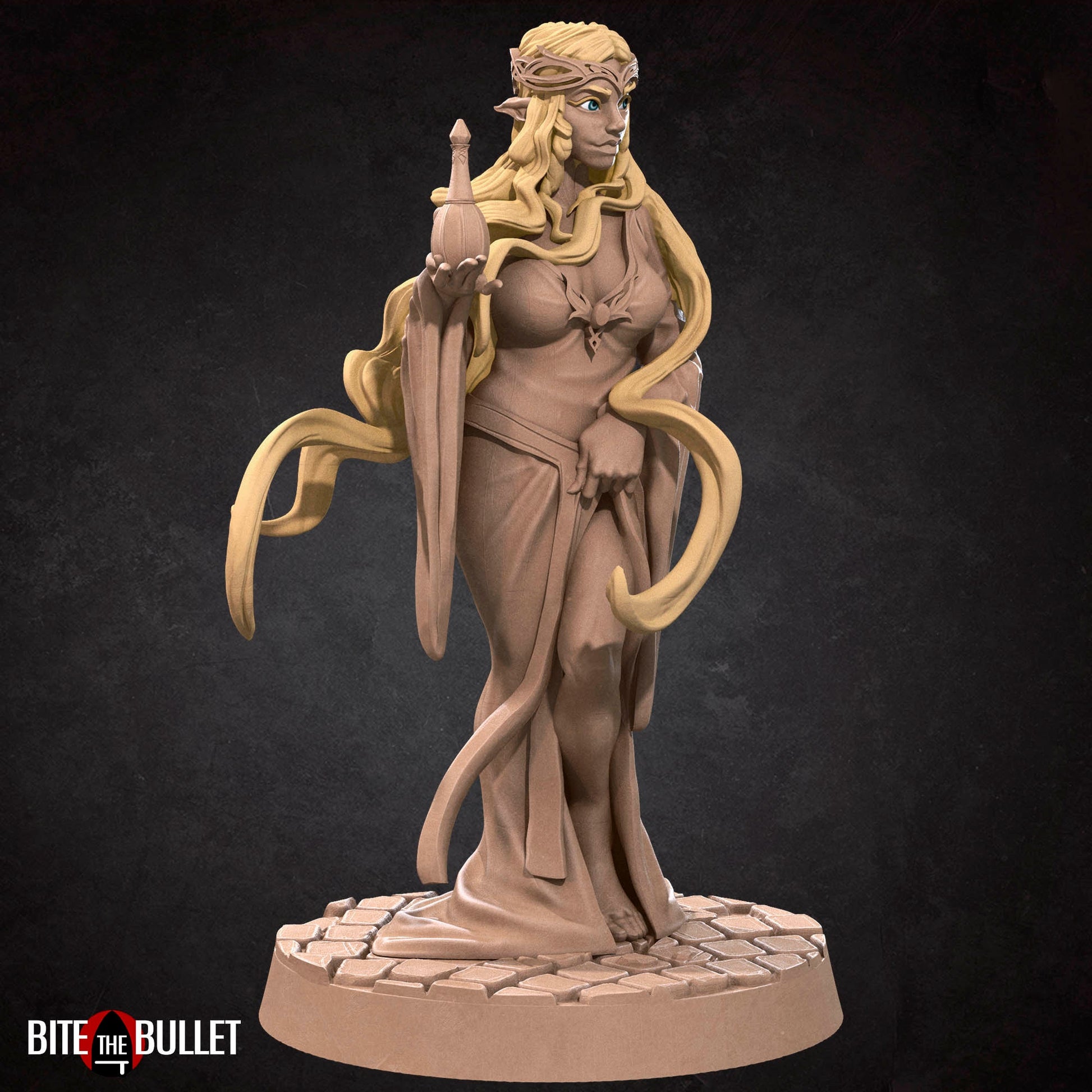 Gabriela, Lady of Light | NSFW Option | Bite The Bullet | 35mm Scale | Resin Printed Tabletop RPG Miniature Figures | DND | 5E
