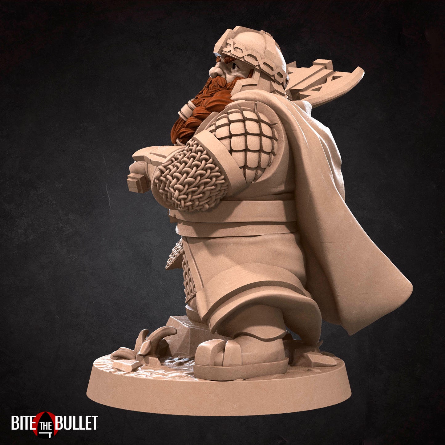 Dwarf Explorer | Bite The Bullet | 35mm Scale | Resin Printed Tabletop RPG Miniature Figures | DND | 5E