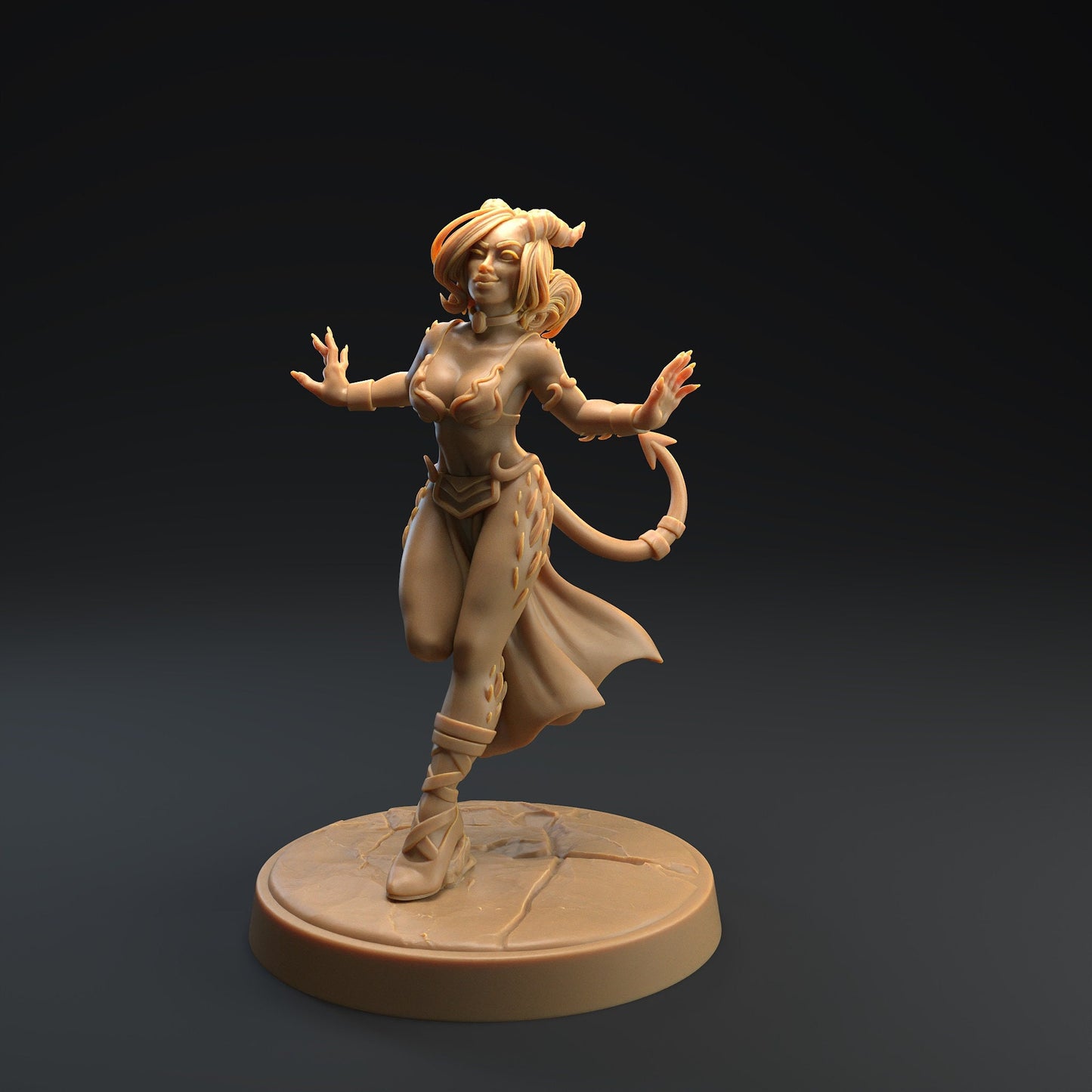 Succubus | Dragon Trappers Lodge | Monster | One Page Rules | 32mm | 75mm | Resin Printed Tabletop RPG Figures | DND | 5E | Halloween