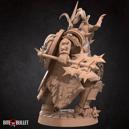 Hero Barbarian Male | Bite The Bullet | 35mm Scale | Resin Printed Tabletop RPG Miniature Figures | DND | 5E
