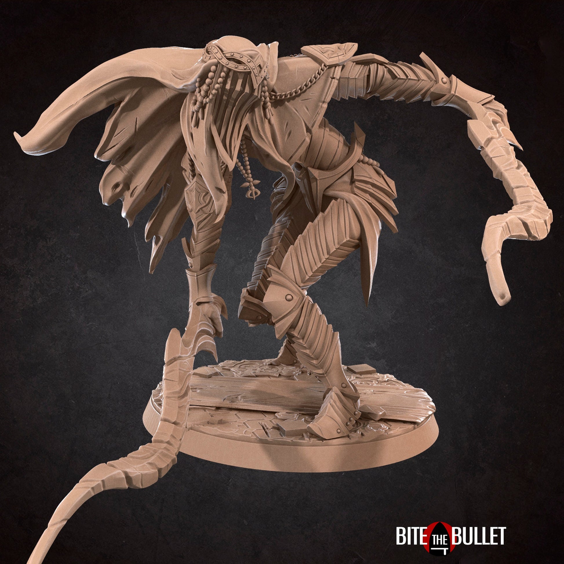 Emma, Exiled Cathedral Knight | Bite The Bullet | 35mm Scale | Resin Printed Tabletop RPG Miniature Figures | DND | 5E