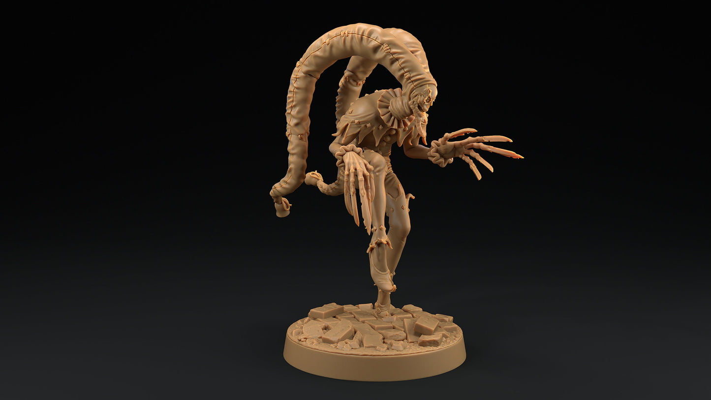 The Red Jester | Dragon Trappers Lodge | Monster | One Page Rules | 32mm | Resin Printed Tabletop RPG Figures | DND | 5E | Halloween